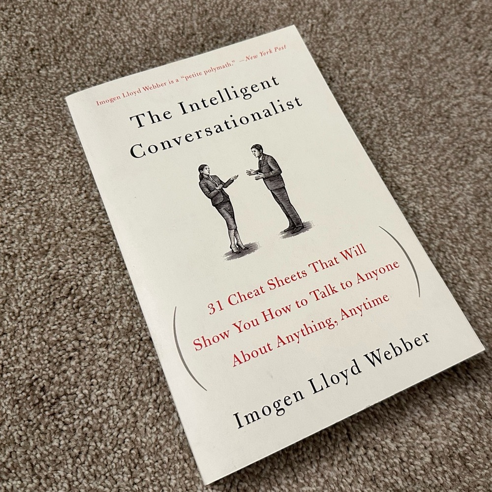 Brand New Paperback Imogen Webber “The Intelligent Conversationalist”